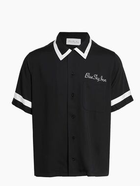 Blue Sky Inn Waiter Short-Sleeve Shirt Black Men’s Small